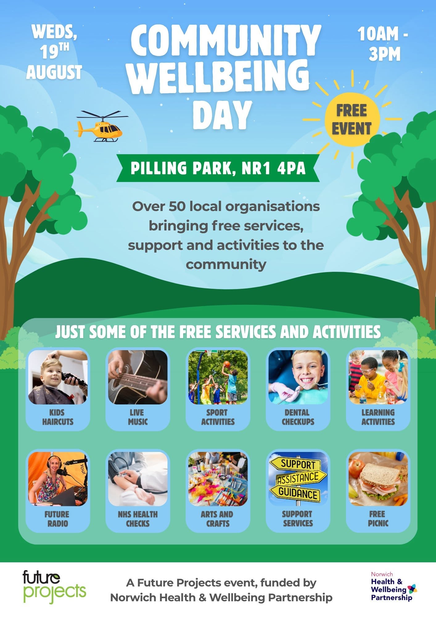 Community Wellbeing Day at Pilling Park